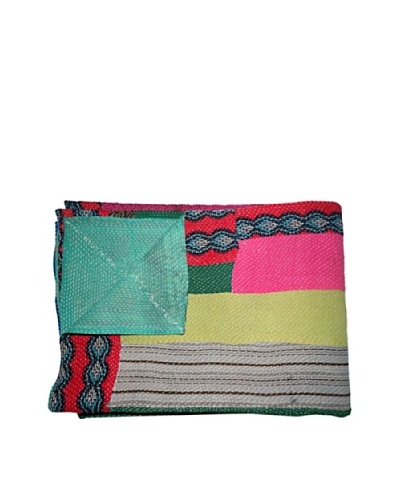 Kantha Collection Vintage Kantha Throw, Multi