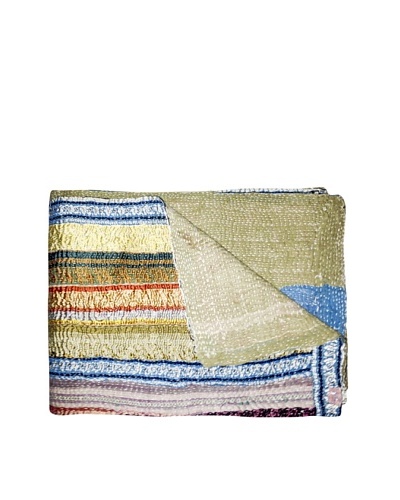 Kantha Collection Vintage Kantha Throw, Multi