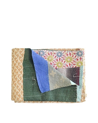 Kantha Collection Vintage Kantha Throw, Multi