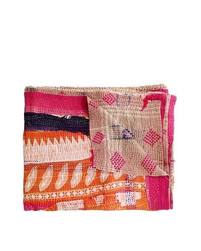 Kantha Collection Vintage Kantha Throw, Multi