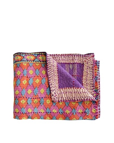 Kantha Collection Vintage Kantha Throw, Multi