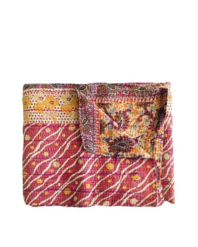 Kantha Collection Vintage Kantha Throw, Multi