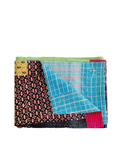 Kantha Collection Vintage Kantha Throw, Multi