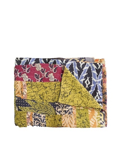 Kantha Collection Vintage Kantha Throw, Multi