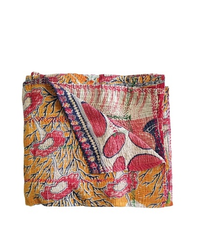 Kantha Collection Vintage Kantha Throw, Multi