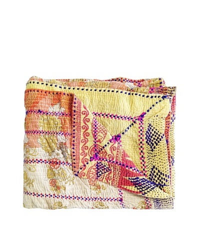 Kantha Collection Vintage Kantha Throw, Multi