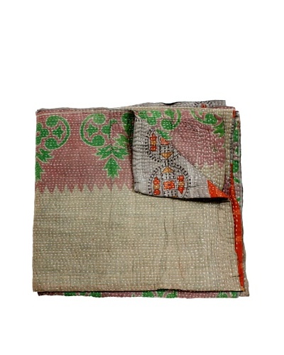 Kantha Throw, Multi, 50″ x 80″