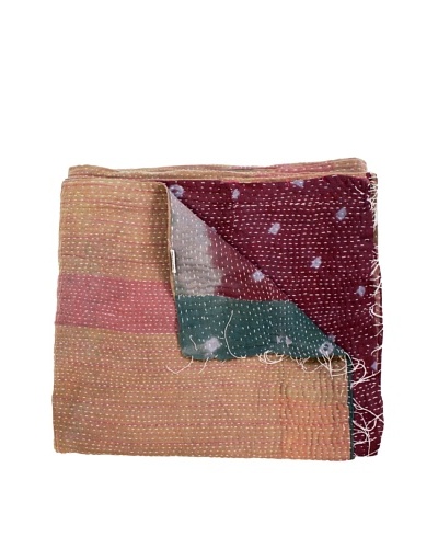 Kantha Throw, Multi, 50 x 80