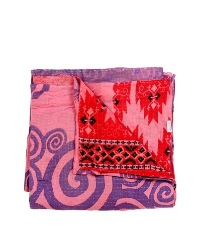 Kantha Throw, Multi, 50 x 80