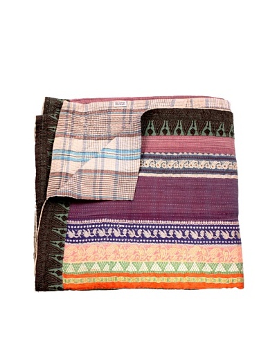 Kantha Throw, Multi, 50 x 80