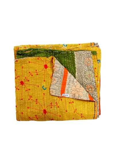 Kantha Throw, Multi, 50 x 80