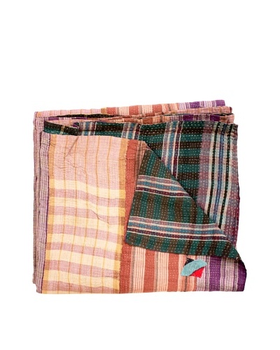 Kantha Throw, Multi, 50″ x 80″