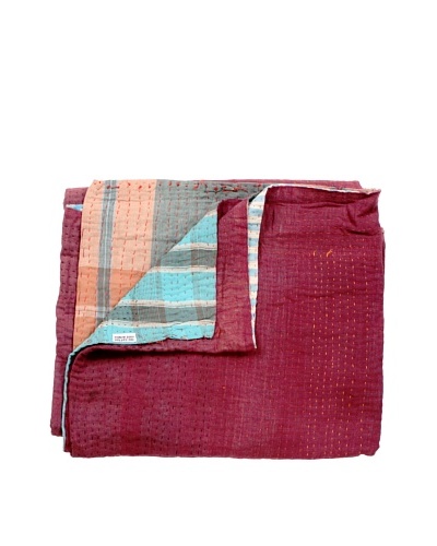 Kantha Throw, Multi, 50 x 80