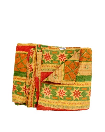 Kantha Throw, Multi, 50 x 80