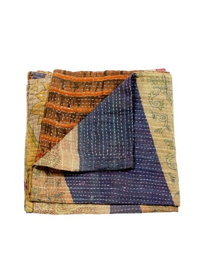 Kantha Throw, Multi, 50 x 80