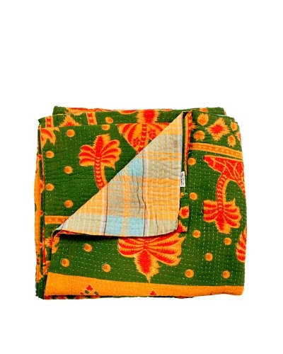 Kantha Throw, Multi, 50 x 80