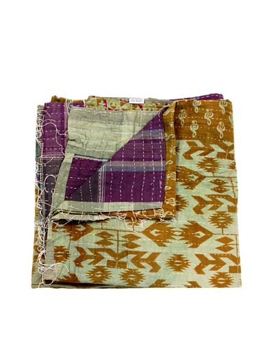 Kantha Throw, Multi, 50 x 80