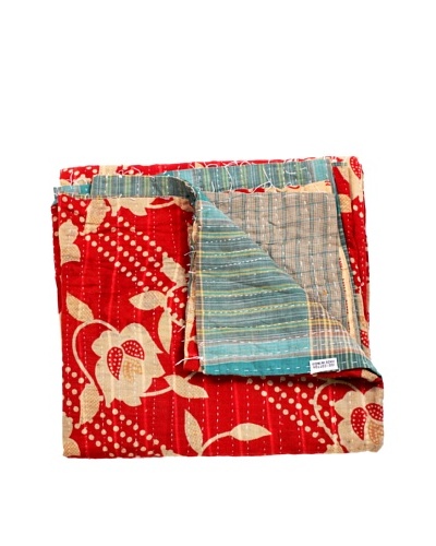 Kantha Throw, Multi, 50 x 80