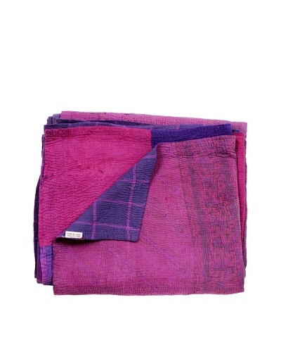 Kantha Throw, Multi, 50 x 80