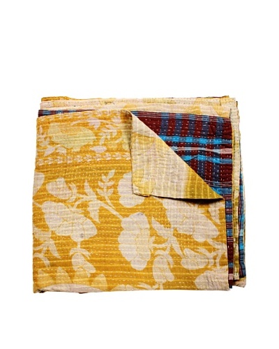 Kantha Throw, Multi, 50 x 80