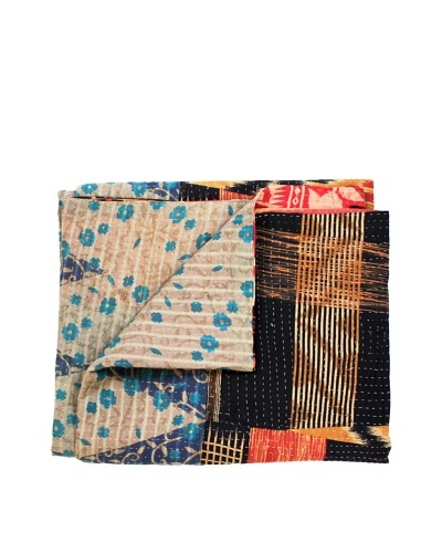 Kantha Throw, Multi, 50 x 80