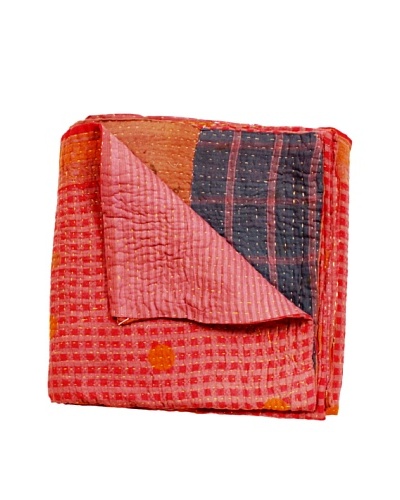 Kantha Throw, Multi, 50 x 80