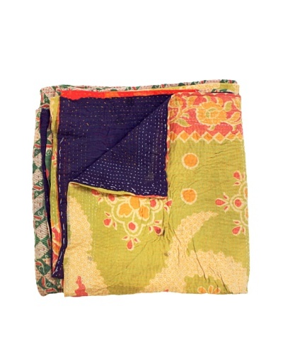 Kantha Throw, Multi, 50″ x 80″