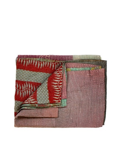 Kantha Throw, Multi, 50 x 80