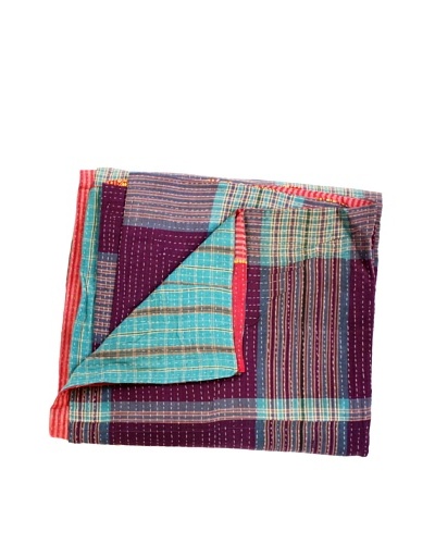 Kantha Throw, Multi, 50 x 80