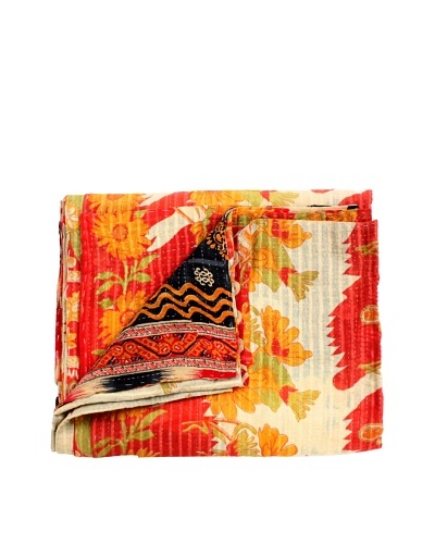 Kantha Throw, Multi, 50 x 80