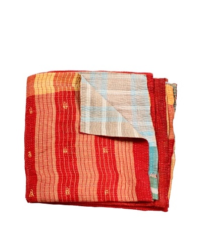 Kantha Throw, Multi, 50 x 80