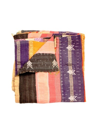 Kantha Throw, Multi, 50″ x 80″