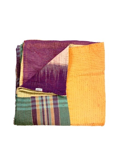 Kantha Throw, Multi, 50 x 80