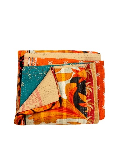 Kantha Throw, Multi, 50 x 80