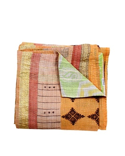 Kantha Throw, Multi, 50″ x 80″