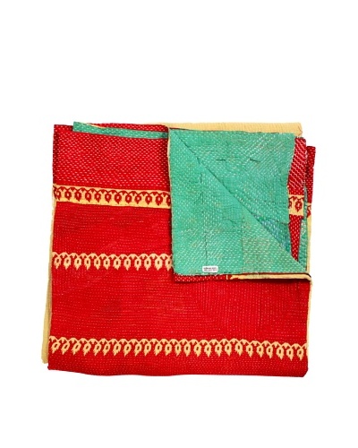 Kantha Throw, Multi, 50″ x 80″