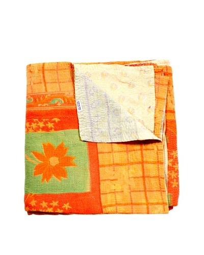 Kantha Throw, Multi, 50 x 80