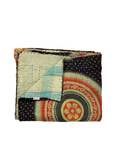 Kantha Throw, Multi, 50 x 80