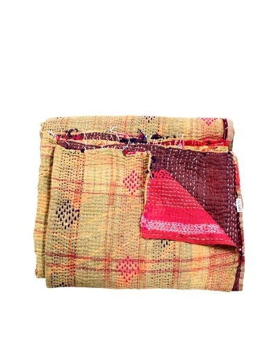 Kantha Throw, Multi, 50 x 80