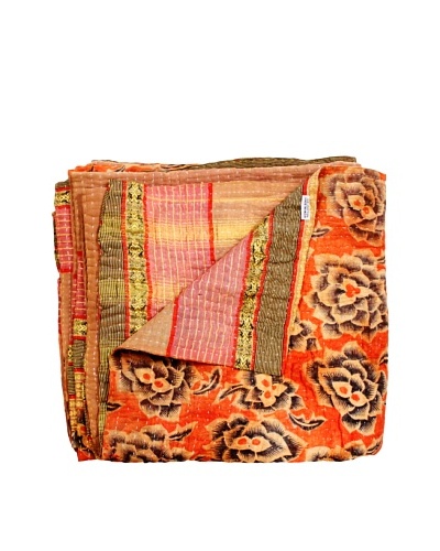 Kantha Throw, Multi, 50″ x 80″