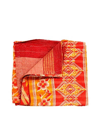 Kantha Throw, Multi, 50″ x 80″