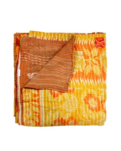 Kantha Throw, Multi, 50 x 80