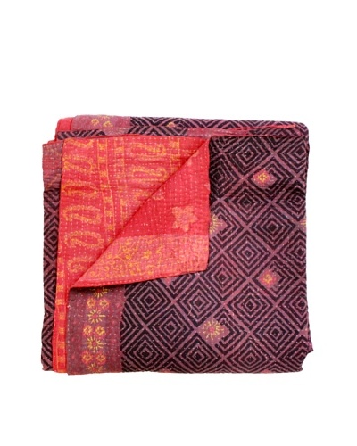 Kantha Throw, Multi, 50 x 80