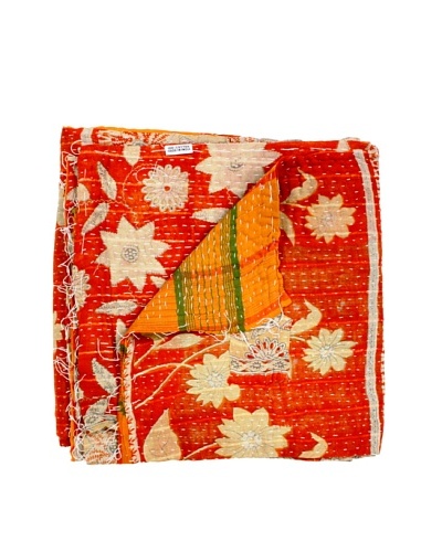 Kantha Throw, Multi, 50 x 80