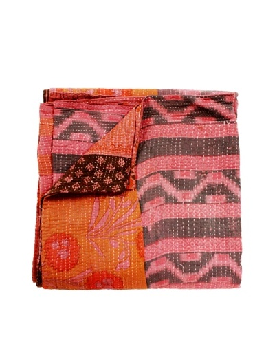 Kantha Throw, Multi, 50 x 80