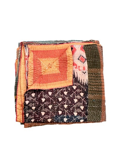 Kantha Throw, Multi, 50 x 80