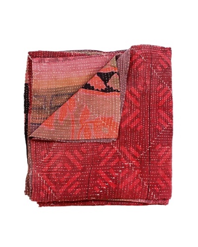 Kantha Throw, Multi, 50″ x 80″