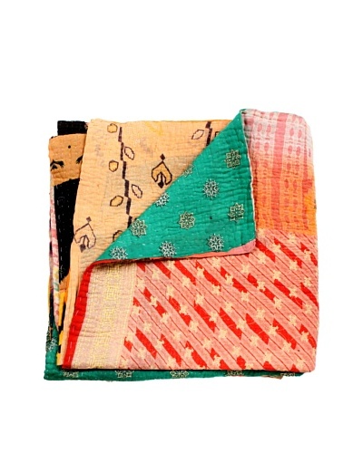 Kantha Throw, Multi, 50 x 80