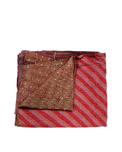 Kantha Throw, Multi, 50 x 80