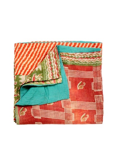 Kantha Throw, Multi, 50″ x 80″